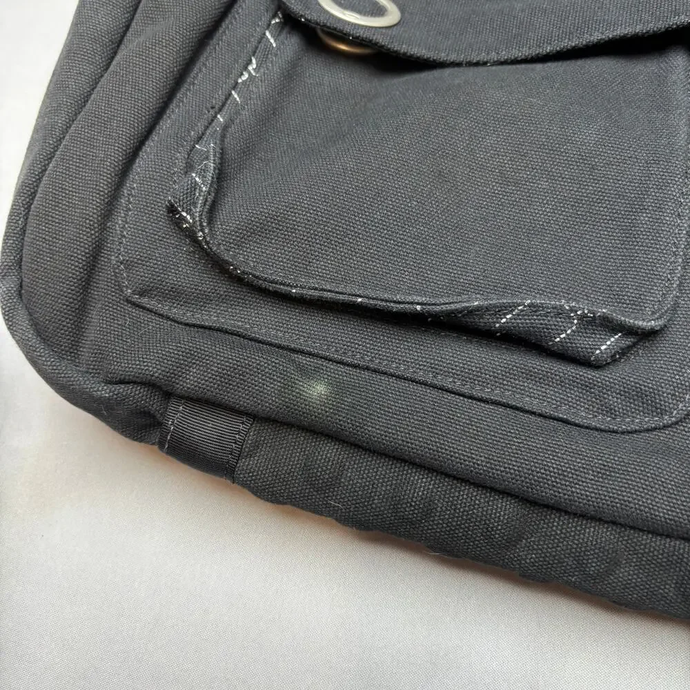 Oakley Carry On Top Handle Weekender Black Canvas Shoulder Bag